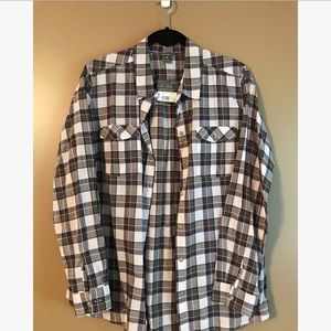NWT Plaid Button Up Shirt